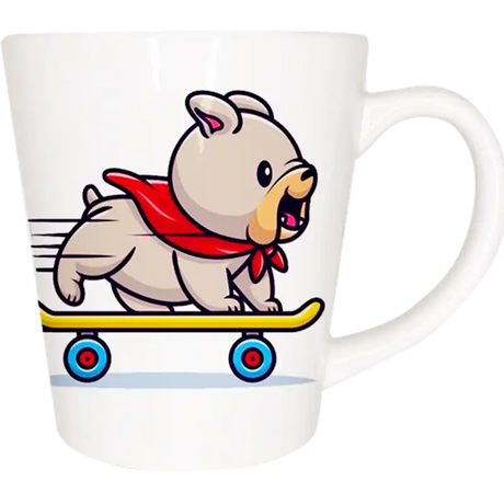 Taza de cerámica 12oz Blanca  Reforzada Cónica (Caja de 36) Blue Heat | vista 10 | Blue Heat
