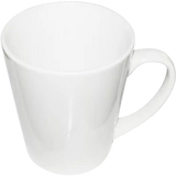 Taza de cerámica 12oz Blanca  Reforzada Cónica (Caja de 36) Blue Heat