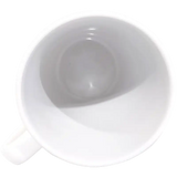 Taza de cerámica 12oz Blanca  Reforzada Cónica (Caja de 36) Blue Heat