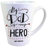 Taza de cerámica 12oz Blanca  Reforzada Cónica (Caja de 36) Blue Heat