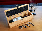 SET PARA VINOS VERDOT - BEIGE