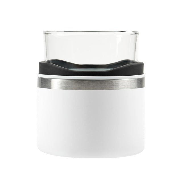 VASO WHISKERO BASILE - BLANCO