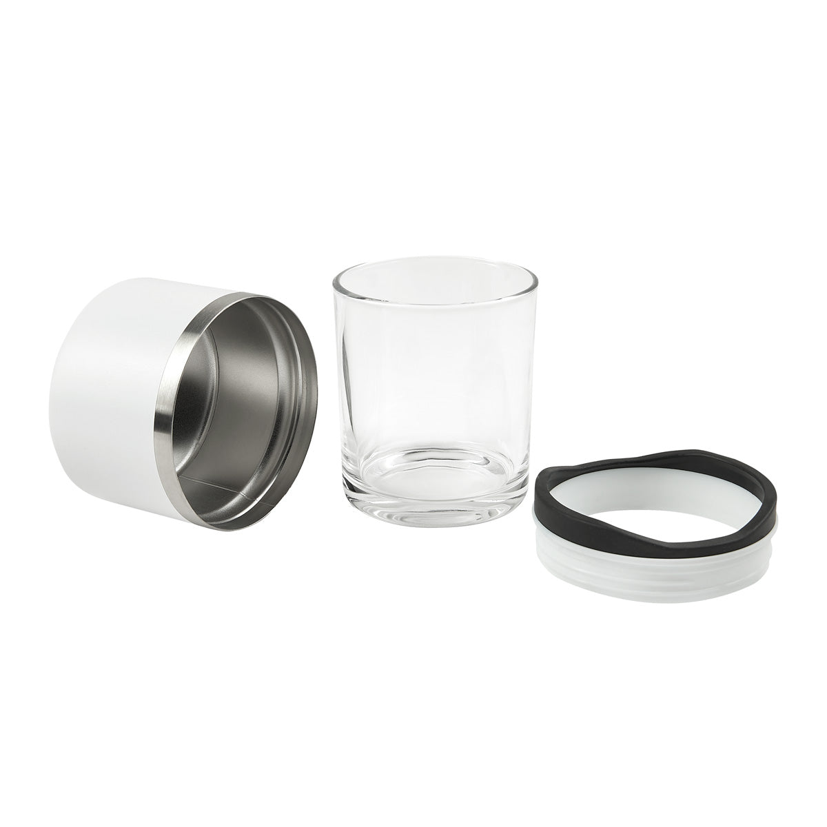 VASO WHISKERO BASILE - BLANCO
