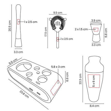 SET SHAKER MIXARE