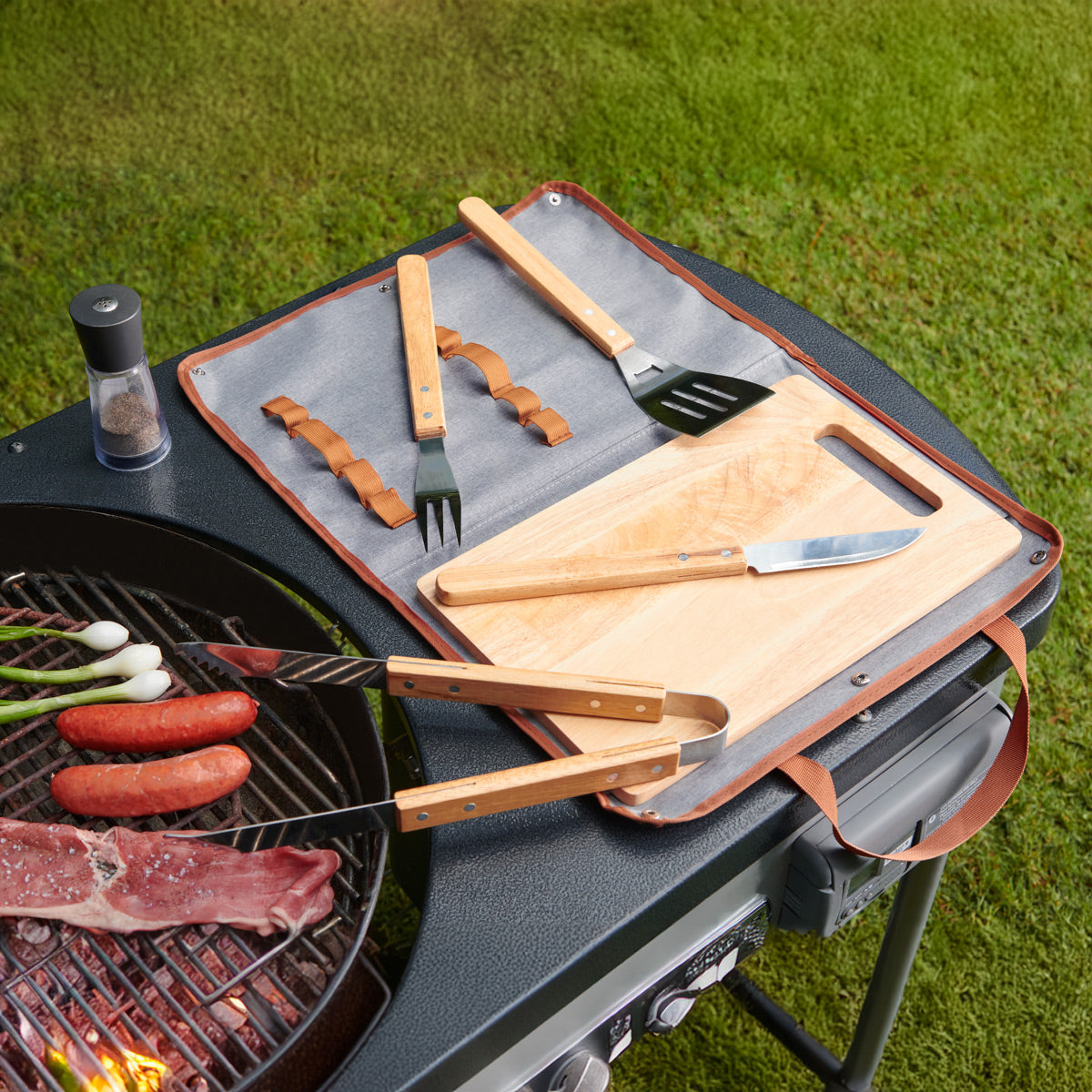 SET DE BBQ MOLT - GRIS