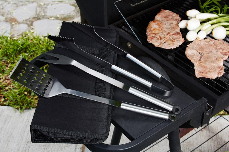 SET DE BBQ JASPER - NEGRO