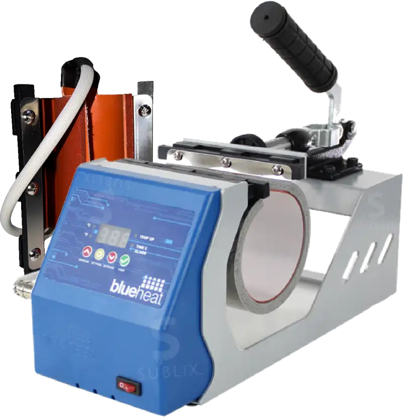 Prensa Para Tazas Blue Heat Bittle 2 en 1 con Tequilero. 110V