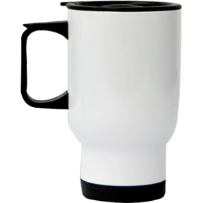 Jarra de Acero 16oz Tipo Viajera Blue Heat | Blanco | Caja de 12 piezas | SKU BABJRVJ012016OWH | Blue Heat