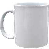 Taza de cerámica 11oz Blanca Grado AAA Color Make (Caja de 12 ó 36 piezas)