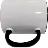 Taza de cerámica 11oz Blanca Interior y asa de colores (Caja de 36) Color Make
