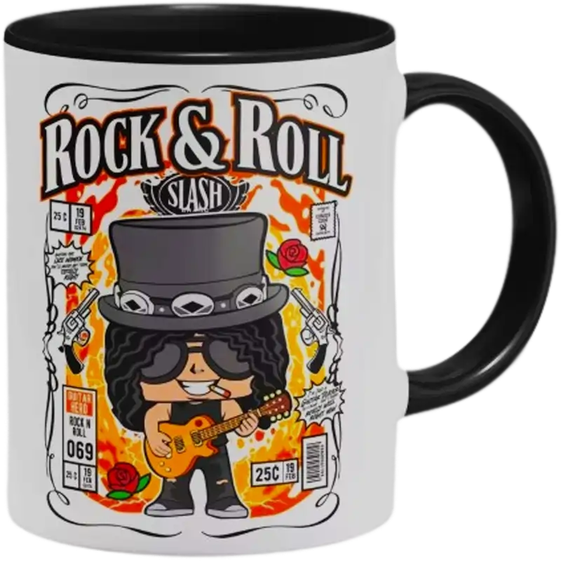 Taza de cerámica 11oz Blanca Interior y asa de colores (Caja de 36) Color Make
