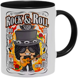 Taza de cerámica 11oz Blanca Interior y asa de colores (Caja de 36) Color Make
