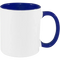 Taza de cerámica 11oz Blanca Interior y asa de colores (Caja de 36) Color Make