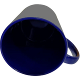 Taza de cerámica 11oz Blanca Interior y asa de colores (Caja de 36) Color Make