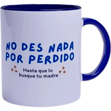 Taza de cerámica 11oz Blanca Interior y asa de colores (Caja de 36) Color Make
