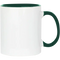Taza de cerámica 11oz Blanca Interior y asa de colores (Caja de 36) Color Make