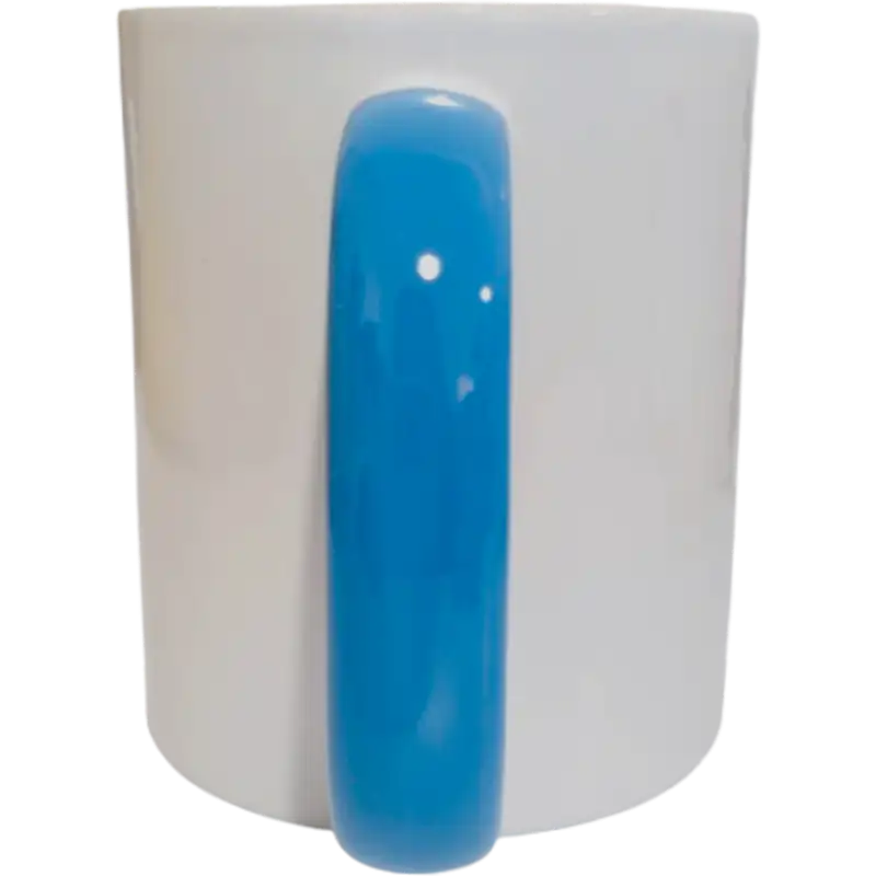 Taza de cerámica 11oz Blanca Interior y asa de colores (Caja de 36) Color Make
