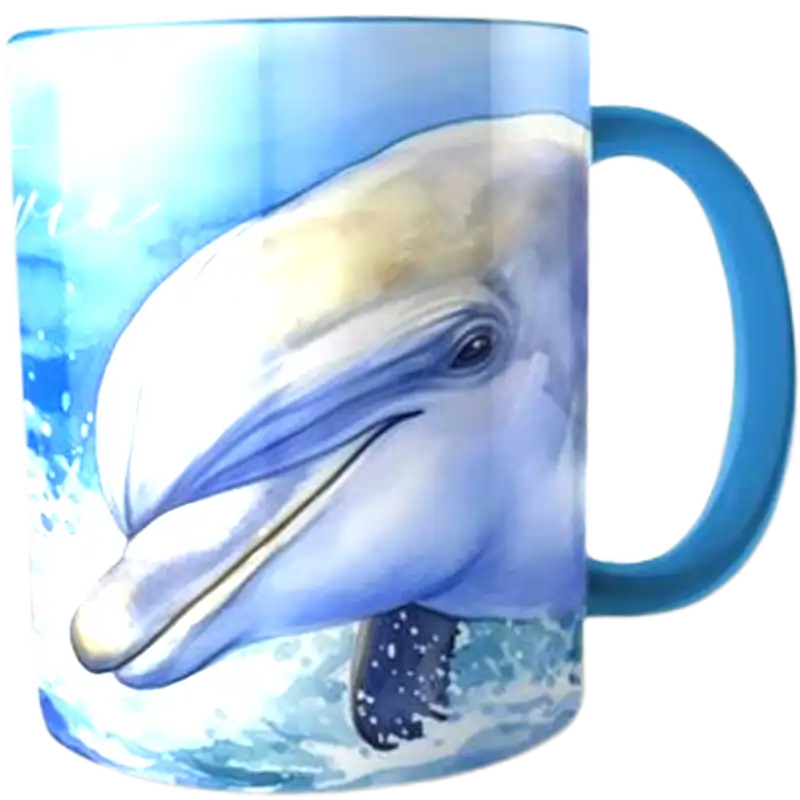 Taza de cerámica 11oz Blanca Interior y asa de colores (Caja de 36) Color Make