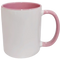 Taza de cerámica 11oz Blanca Interior y asa de colores (Caja de 36) Color Make