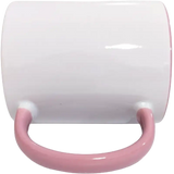 Taza de cerámica 11oz Blanca Interior y asa de colores (Caja de 36) Color Make
