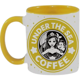 Taza de cerámica 11oz Blanca Interior y asa de colores (Caja de 36) Color Make