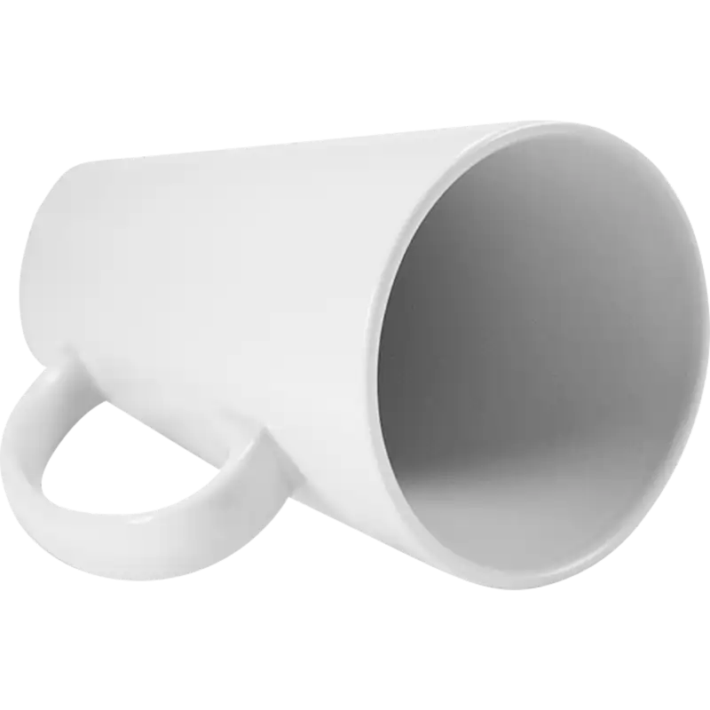 Taza de cerámica 17oz Blanca Cónica (Caja de 24) Color Make