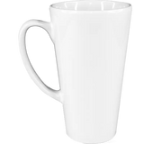 Taza de cerámica 17oz Blanca Cónica (Caja de 24) Color Make