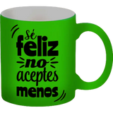 Taza de cerámica 11oz. Neón Color Make
