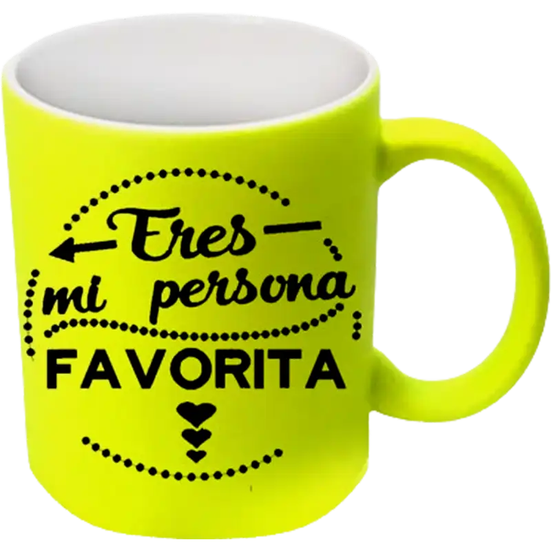 Taza de cerámica 11oz. Neón Color Make