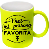 Taza de cerámica 11oz. Neón Color Make