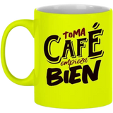 Taza de cerámica 11oz. Neón Color Make