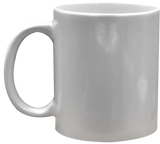 Taza de cerámica 11oz Perlada blanco (Caja de 36) Color Make