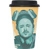 Vaso Tumbler de cerámica 15oz Cónico tapa de silicón (Caja de 36) Color Make