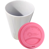 Vaso Tumbler de cerámica 15oz Cónico tapa de silicón (Caja de 36) Color Make
