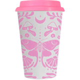 Vaso Tumbler de cerámica 15oz Cónico tapa de silicón (Caja de 36) Color Make