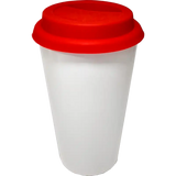 Vaso Tumbler de cerámica 15oz Cónico tapa de silicón (Caja de 36) Color Make