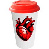 Vaso Tumbler de cerámica 15oz Cónico tapa de silicón (Caja de 36) Color Make