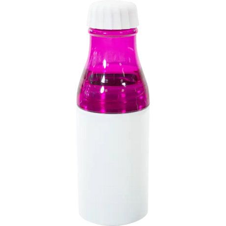 Botella de acero 500ml Blanca Cuello de plástico (Caja de 50) Color Make