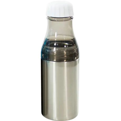 Botella de acero 500ml Blanca Cuello de plástico (Caja de 50) Color Make