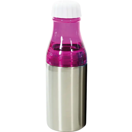 Botella de acero 500ml Blanca Cuello de plástico (Caja de 50) Color Make