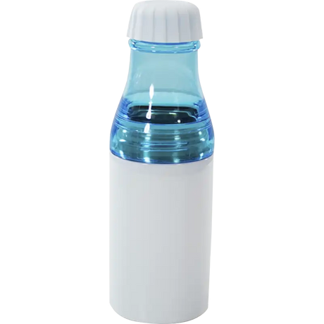 Botella de acero 500ml Blanca Cuello de plástico (Caja de 50) Color Make