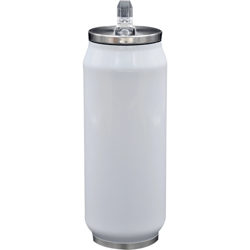 Lata de Acero 450ml Tipo Refresco Blanco Color Make