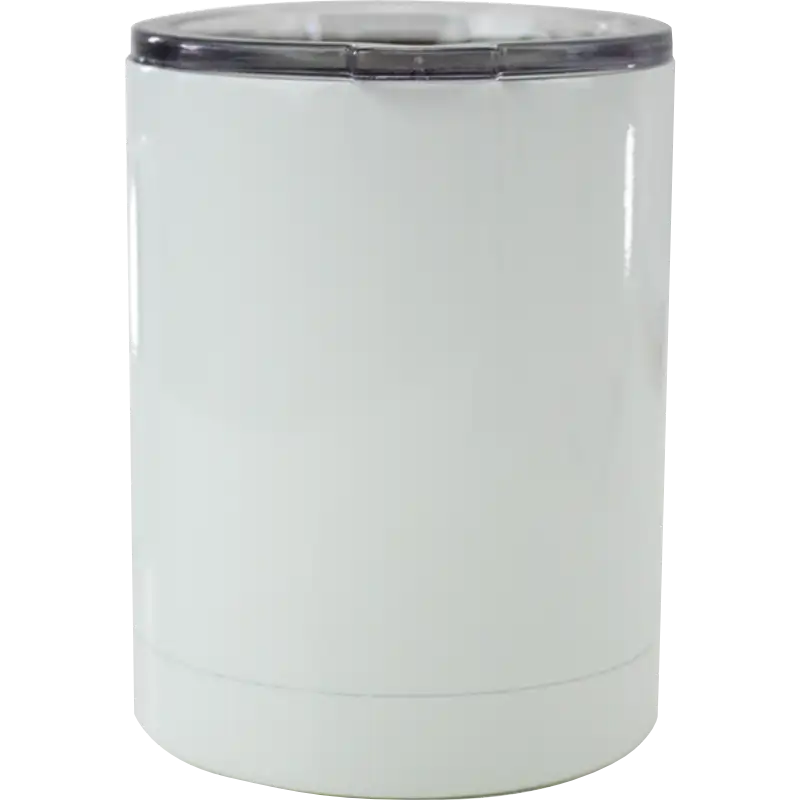 Vaso de Acero 300ml Tipo Barril  Blanco (Caja de 50)  Color Make