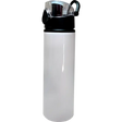 Botella de aluminio 750ml Blanca Botón presionable (Caja de 24 pzas) Color Make | vista 3 | Color Make