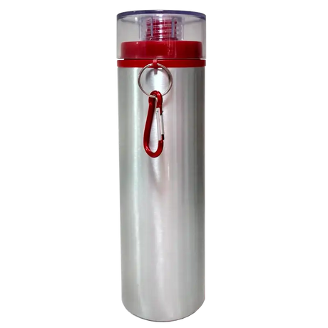 Botella de aluminio 750ml Plata tapa de rosca (Caja de 12) Color Make