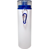 Botella de aluminio 750ml. Blanca tapa de rosca. Color Make