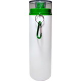 Botella de aluminio 750ml Blanca tapa de rosca (Caja de 12) Color Make