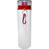 Botella de aluminio 750ml. Blanca tapa de rosca. Color Make