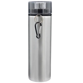 Botella de aluminio 750ml Plata tapa de rosca (Caja de 12) Color Make | Roja | SKU CACBTRO012750MSR | Color Make
