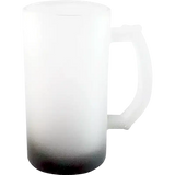 Tarro de vidrio 16oz Cervecero Glaseado con base de color (Caja de 24) Color Make